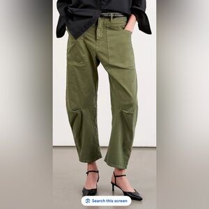 Nili Lotan women’s Cargo Pants in Olive almost new